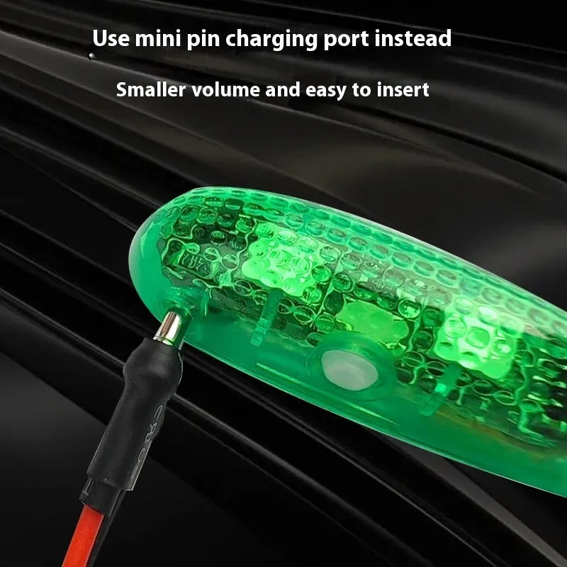 V3 wireless charging waterproof navigation light for model cars and boats with adhesive backing