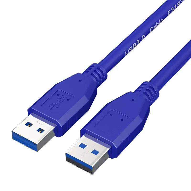 USB 3.0 male to male data cable for external hard drives with nickel-plated connectors