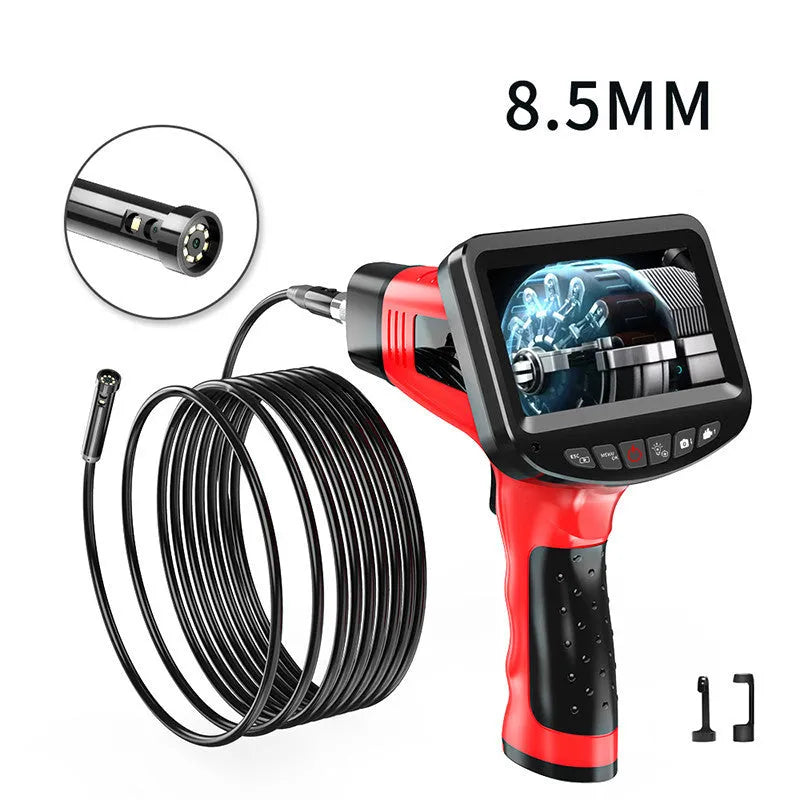 8.5mm diameter dual-lens endoscope camera with multiple cable length options
