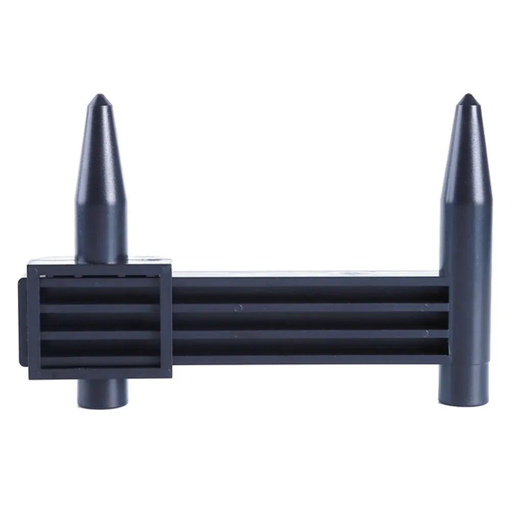 Digital hole distance ruler measuring tool with plastic construction and 180mm range