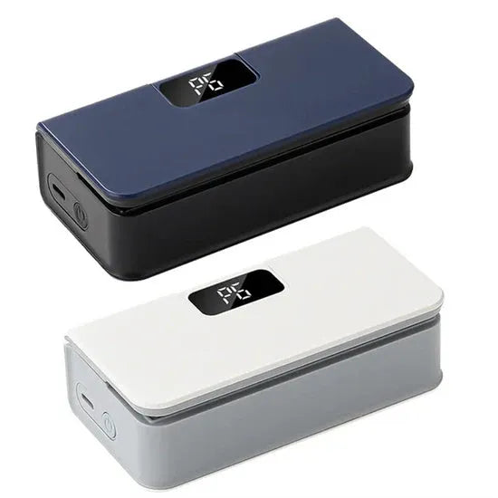Small portable mini sealing machine in white or blue colour for heat sealing plastic food bags