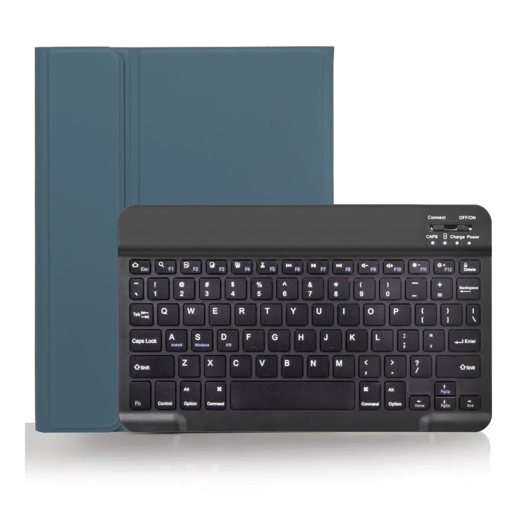 Wireless Bluetooth keyboard set with split leather case in multiple colour options