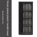24-in-1 precision magnetic screwdriver set with aluminium handle and organised bit selection