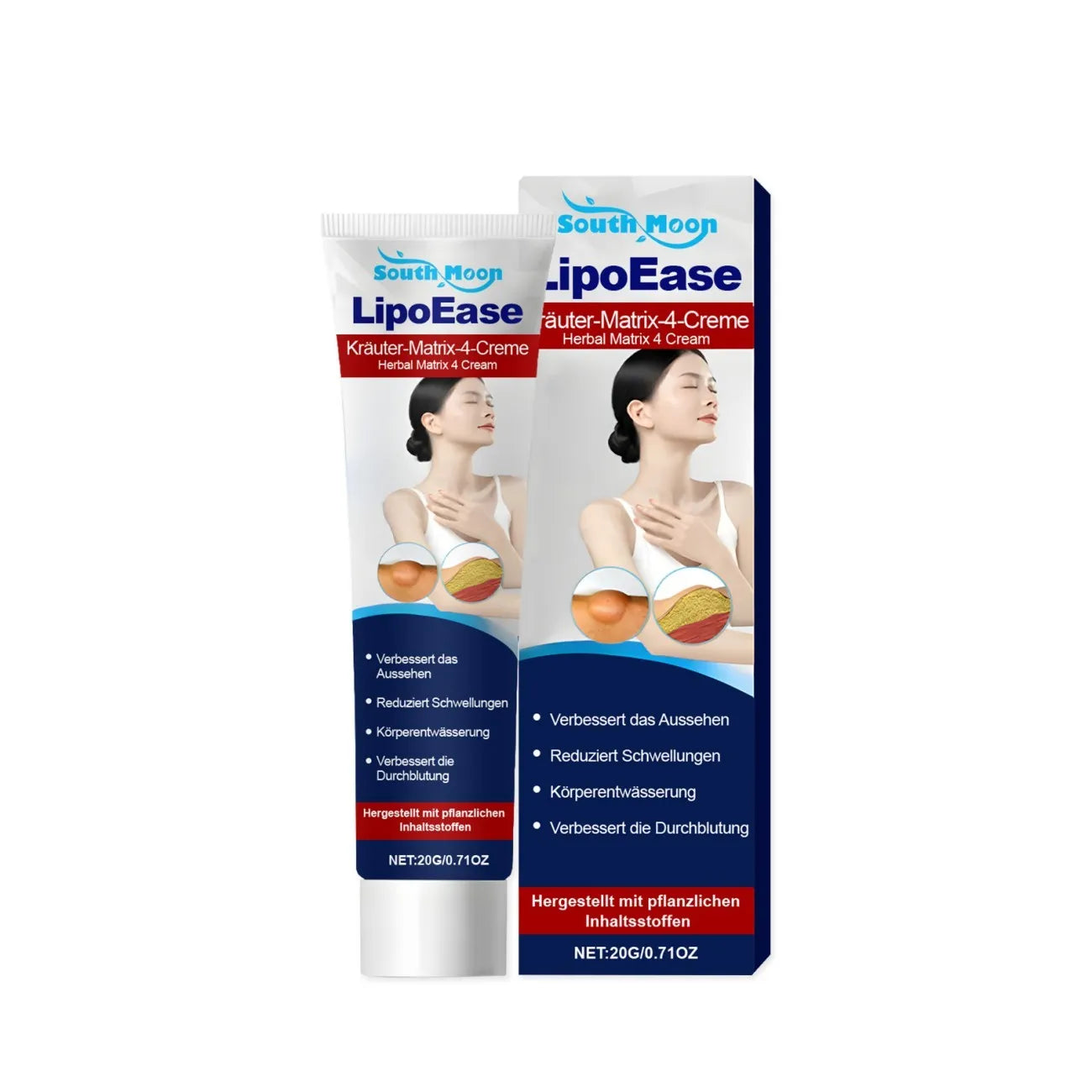 Body Comfort Skin Appearance Care Cream 20g tube with mint and ginseng ingredients