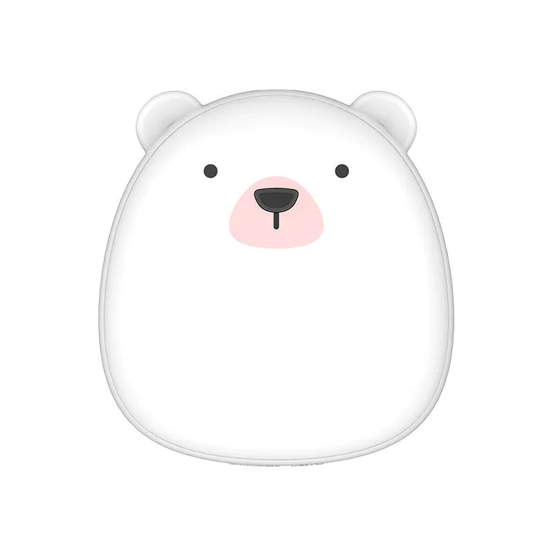 Cartoon penguin and polar bear USB rechargeable electric hand warmer with double-side heating