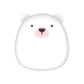 Cartoon penguin and polar bear USB rechargeable electric hand warmer with double-side heating