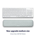 Memory foam mouse wrist pad with silicone anti-slip base in black cloth cover option