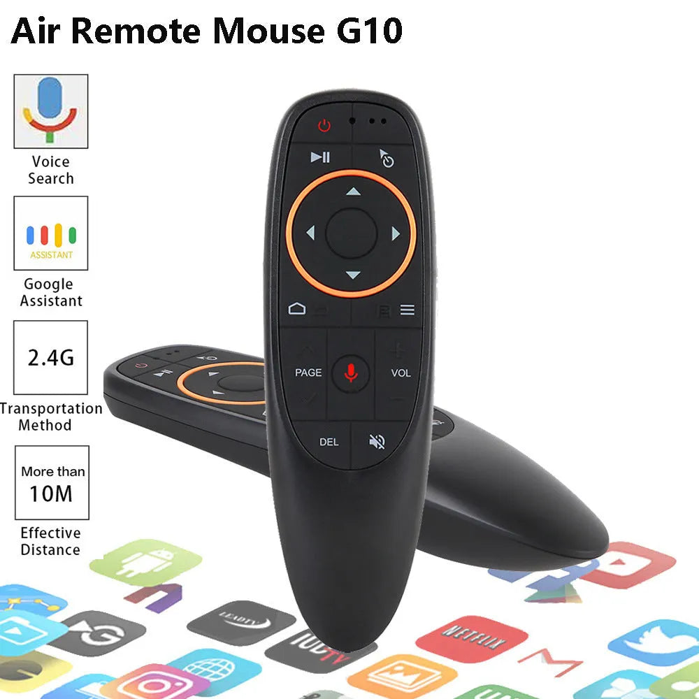 G10 G10S intelligent voice remote control with plastic shell and silicone buttons