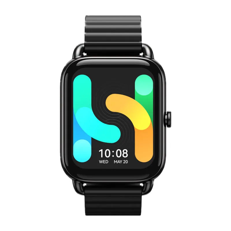 HAYLOU RS4 Plus smart sports watch in black, champagne, or silver with AMOLED display