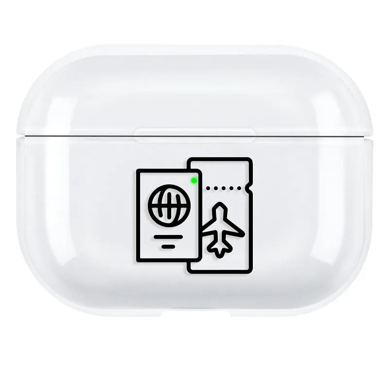 AirPods Pro 3 protective shell in solid colour polycarbonate back cover style