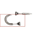 Single S925 sterling silver nail stud earring with ear hook in punk retro style.