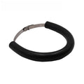 Universal motorcycle exhaust pipe gasket in black, blue and orange colours