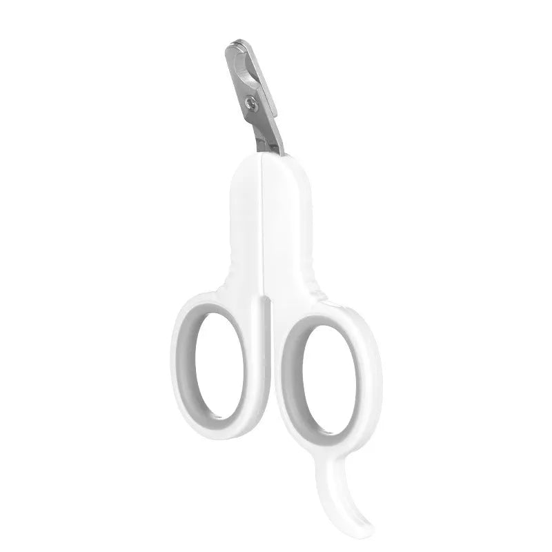 Professional pet nail clippers with curved tips for cats and small dogs