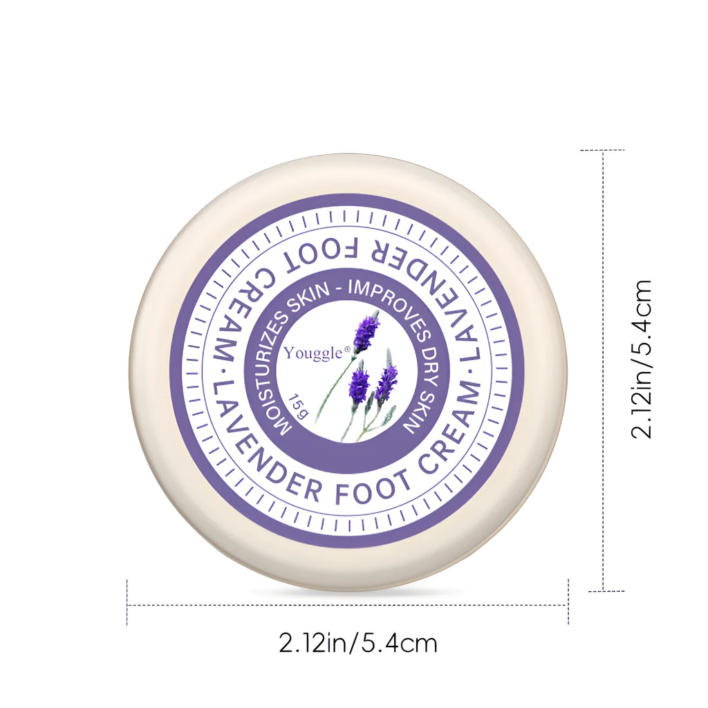 Lavender anti fungal foot repair cream 15g tube for dead skin removal and peeling foot care