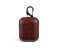 Genuine leather Bluetooth earphone charger case for Apple AirPods in multiple colours
