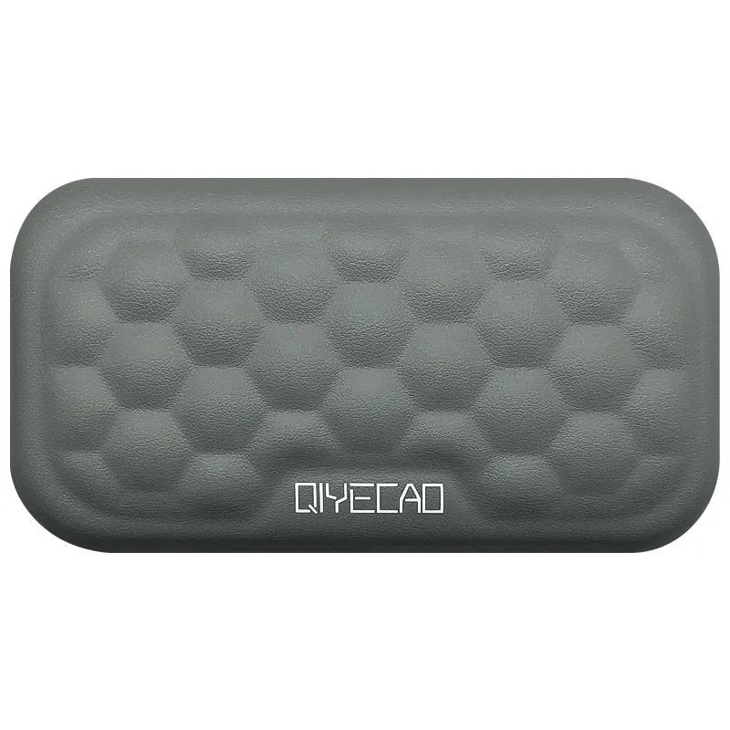 Memory foam mouse wrist pad with silicone anti-slip base in black cloth cover option