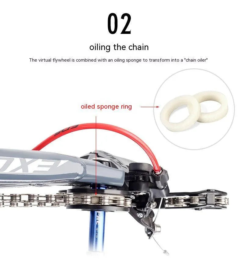Aluminium alloy bicycle chain holder tool for washing and tensioning maintenance