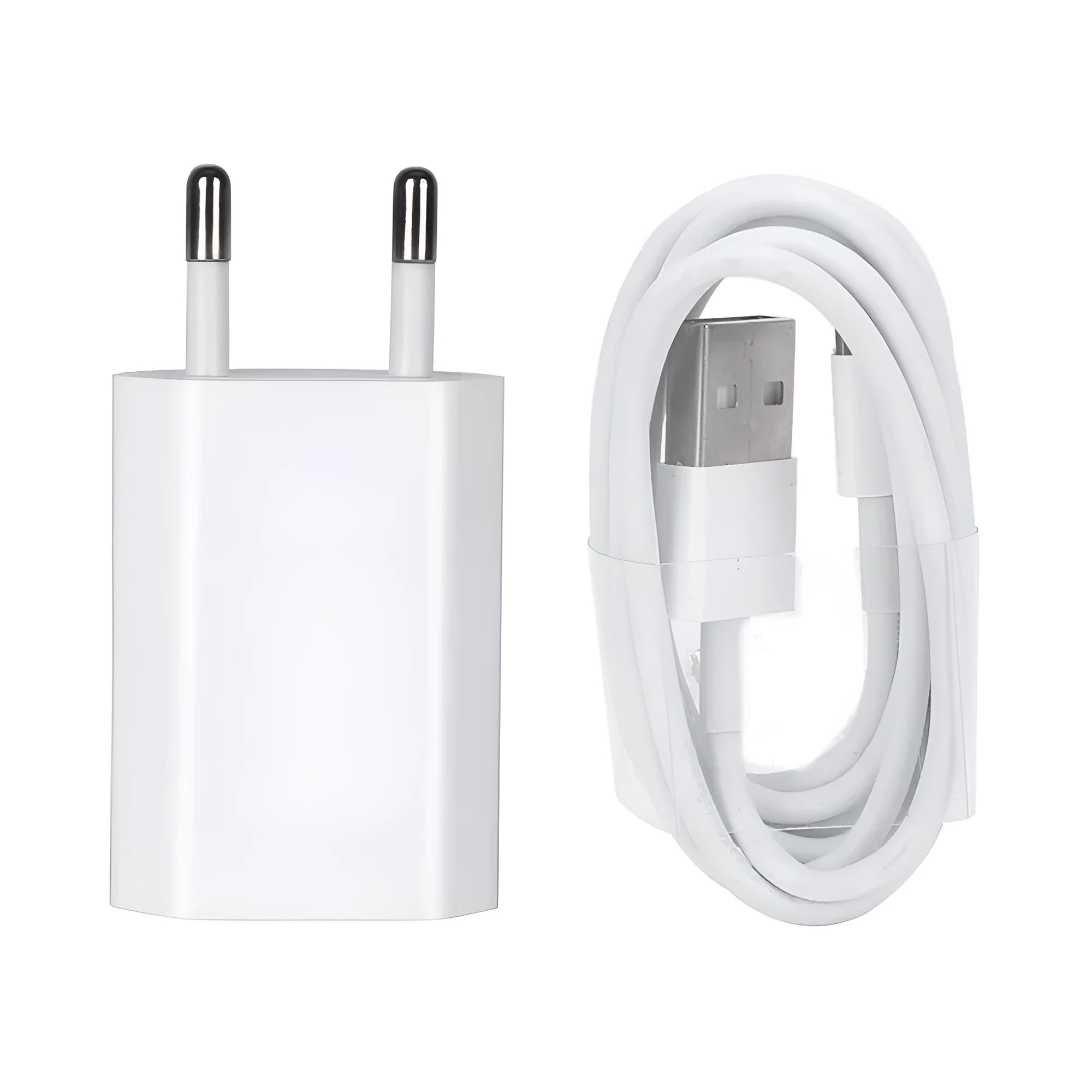 5V 2A USB travel charger for iPhone and iPad with cable length options