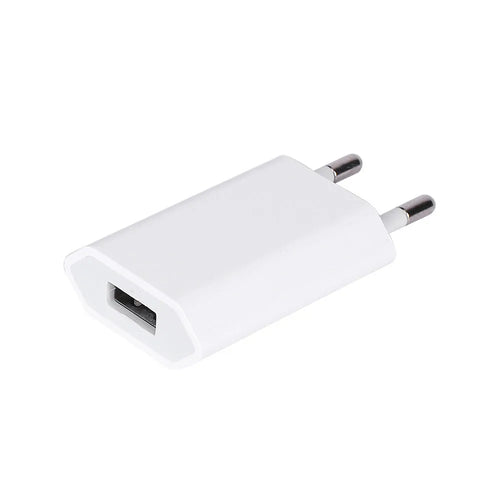 5V 2A USB travel charger for iPhone and iPad with cable length options