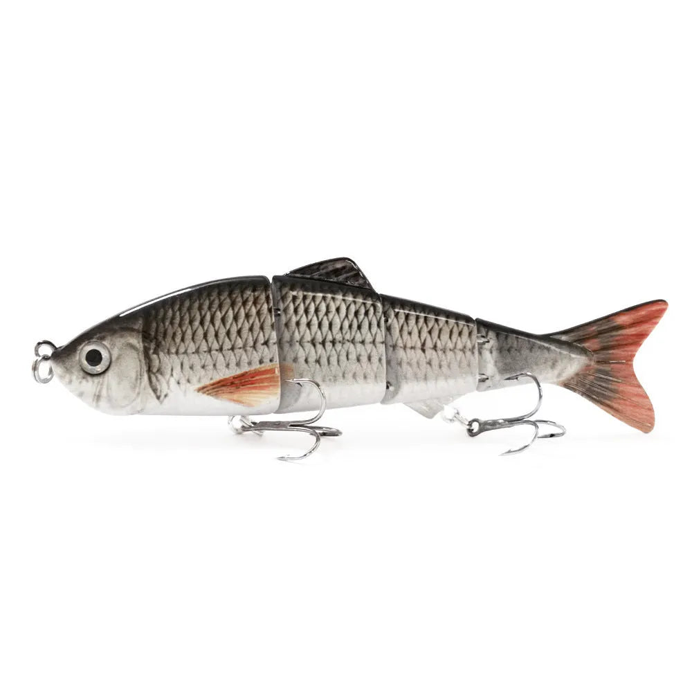 Luya multi-section fishing bait 16.5cm ABS plastic bionic lure in selected colour style