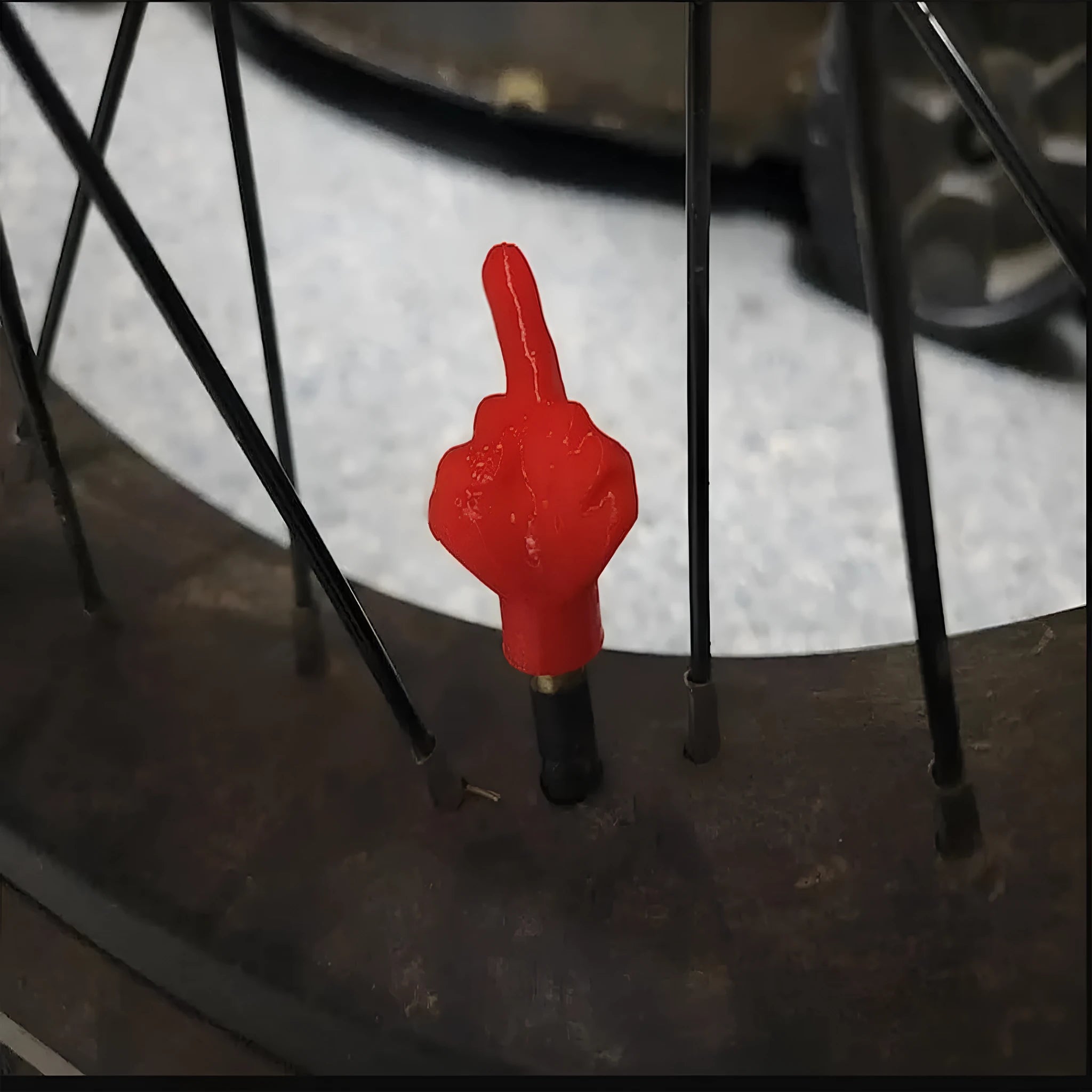 Eight latex tyre valve caps - four black and four skin colour - for car wheel valve protection