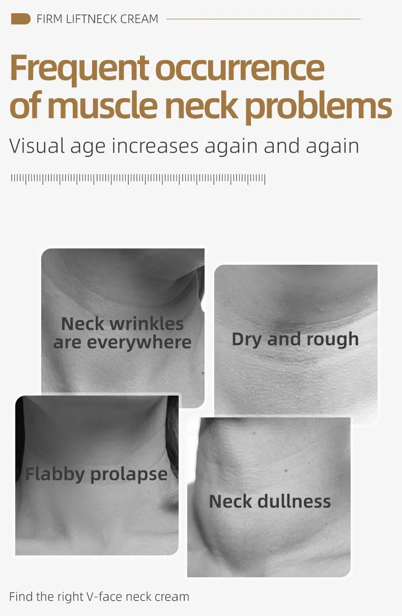 Neck firming massage cream bottle with 120ml volume for daily neck care application
