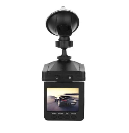 H198 HD six-light infrared night vision car dash cam recorder on a dashboard