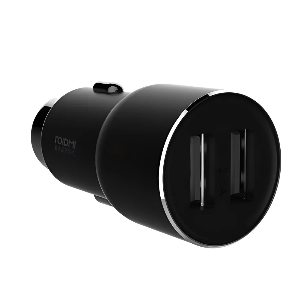 Black Ruimi 3S Bluetooth car charger with USB port for mobile devices