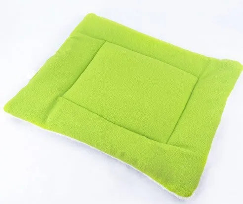 Pet air conditioning cooling mat in fruit green for dogs and cats cloth surface