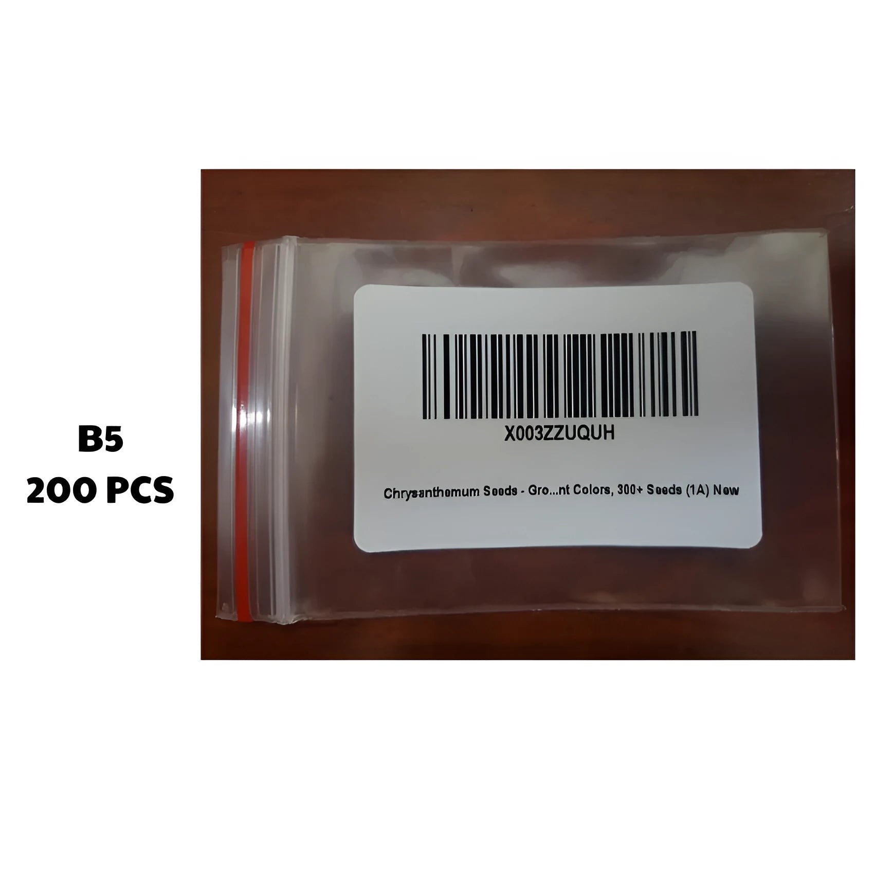 Packet containing 200 Ground Chrysanthemum seeds for flower garden planting