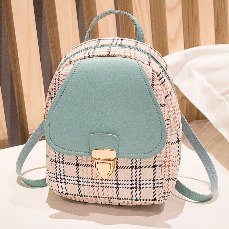 PU leather one shoulder diagonal phone bag shown in available colours