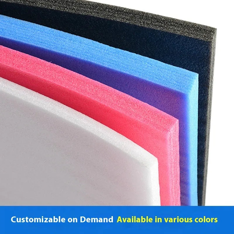 White EPE pearl cotton high-density foam board measuring 200 cm by 100 cm
