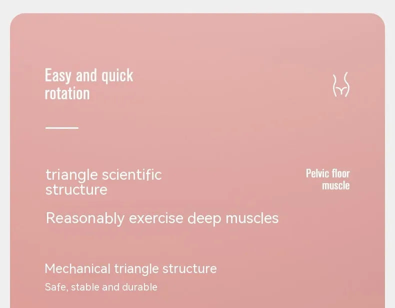 Pelvic floor muscle training device in blue, gray, green, or pink colours with ABS spring foam construction
