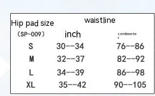 Black cycling hip pad protection pants with gel padding for sports safety