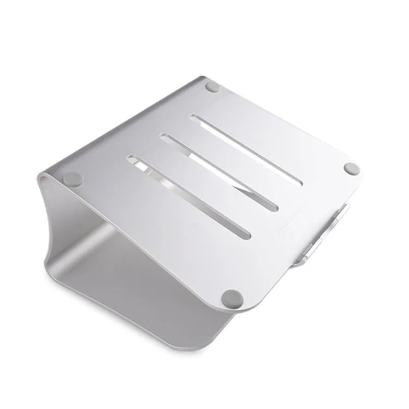 Aluminium notebook cooling bracket with rotary mechanism in silver and grey colour options
