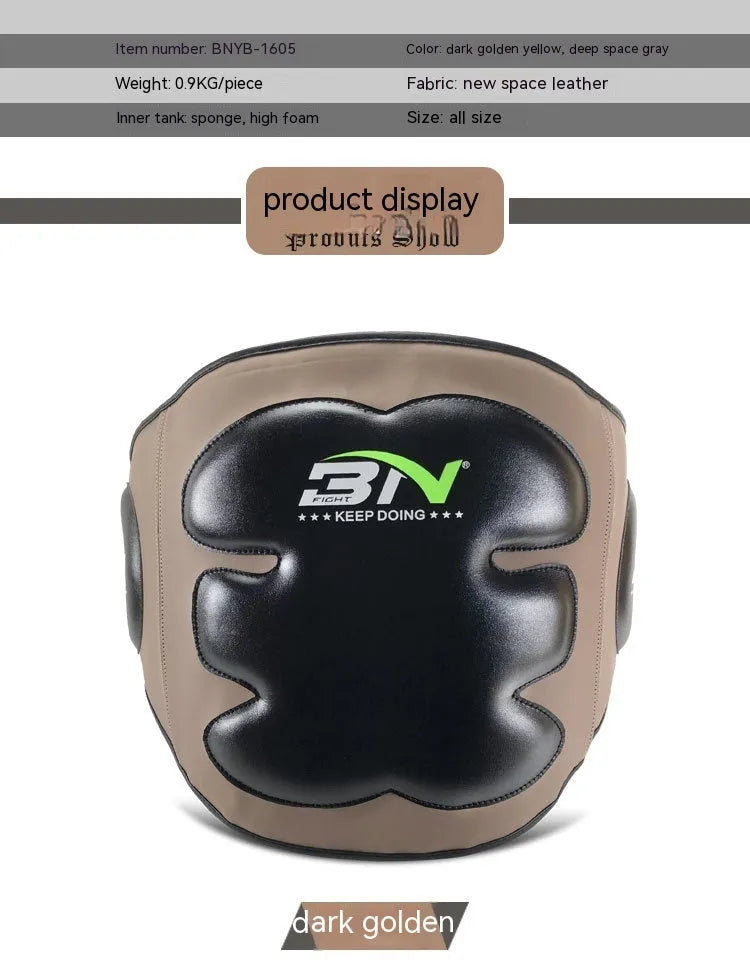Sanda boxing chest protection target waist guard in dark grey or khaki colour