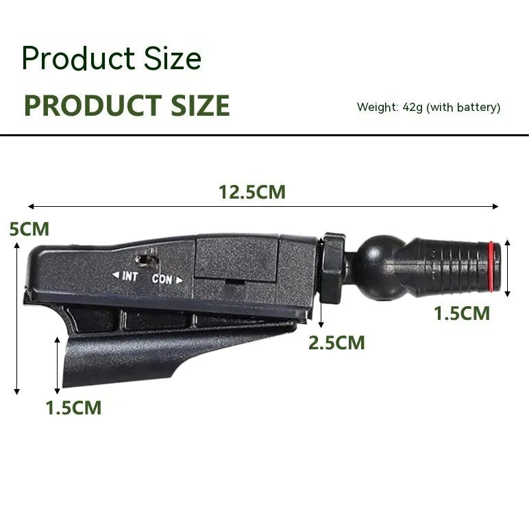 Golf putter laser aiming instrument with four style configuration options for putting practice