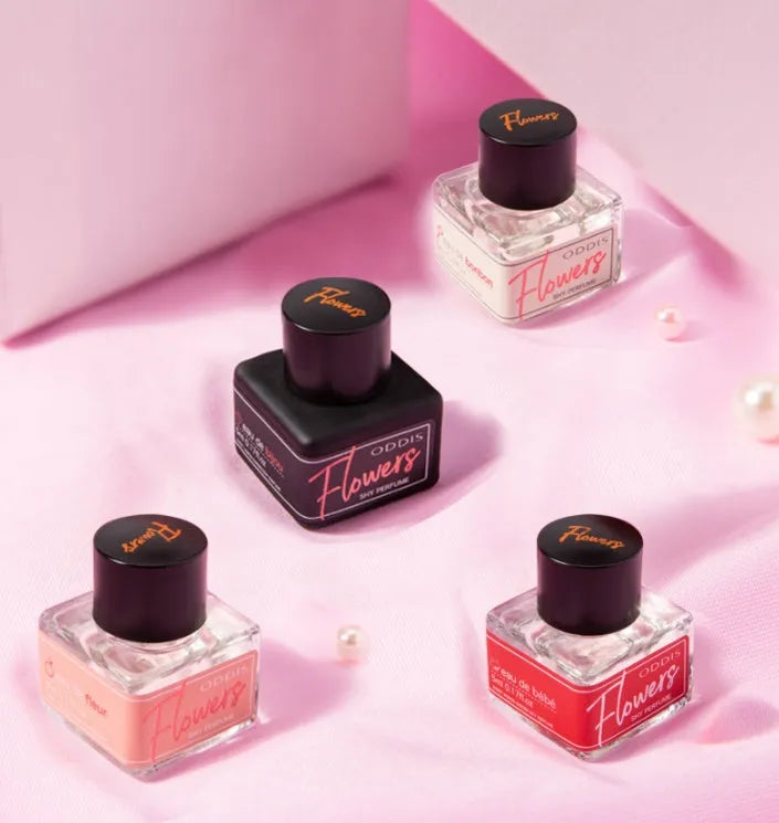 5ml Secret Garden Shame Perfume oil rollerball in a small glass bottle on a surface, compact travel size.