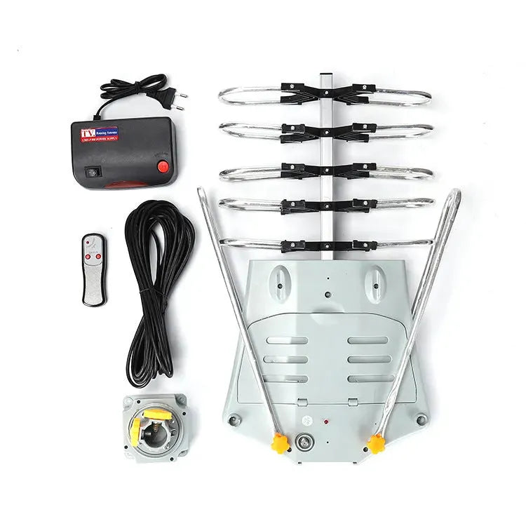 GR-1002 rotatable outdoor digital TV antenna with high gain for UHF reception.