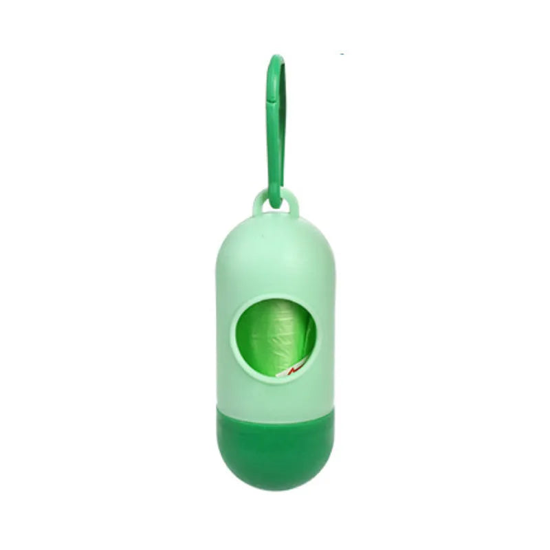 Dog waste cleanup bags in multiple colours showing 22.5 x 30 cm dimensions