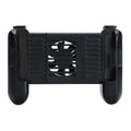Black cooling Bluetooth controller-P2 for iPhone mobile gaming with extended battery life