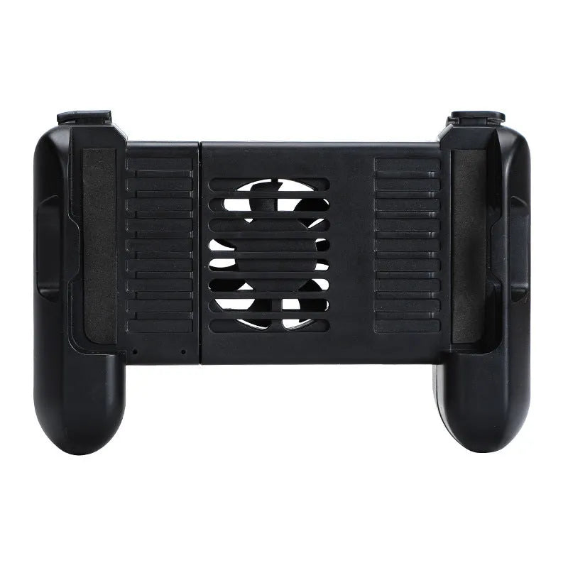 Black cooling Bluetooth controller-P2 for iPhone mobile gaming with extended battery life