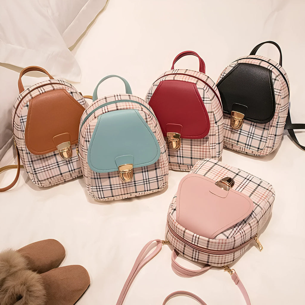 PU leather one shoulder diagonal phone bag shown in available colours