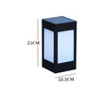 Solar-powered waterproof garden lights for outdoor wall and lawn illumination