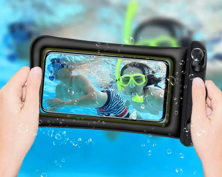 Waterproof phone pouch with lanyard in various colour options