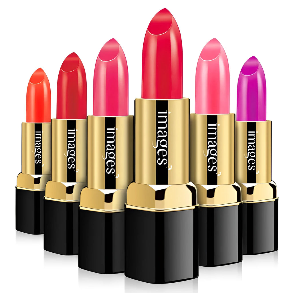 Moisturising lipstick gloss stick in 10 colours including coral red and cherry red