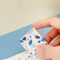 Brick-shaped traceless rubber eraser for pencil corrections