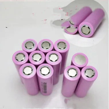 Blue 18650 lithium-ion battery with 3.7V 2600mAh label shown on a white background.