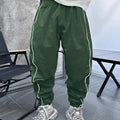 Men's loose casual sports trousers in bamboo fibre with high elasticity, shown in cropped length