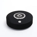 Black plastic USB car diffuser with anti-slip pad for vehicle air freshening